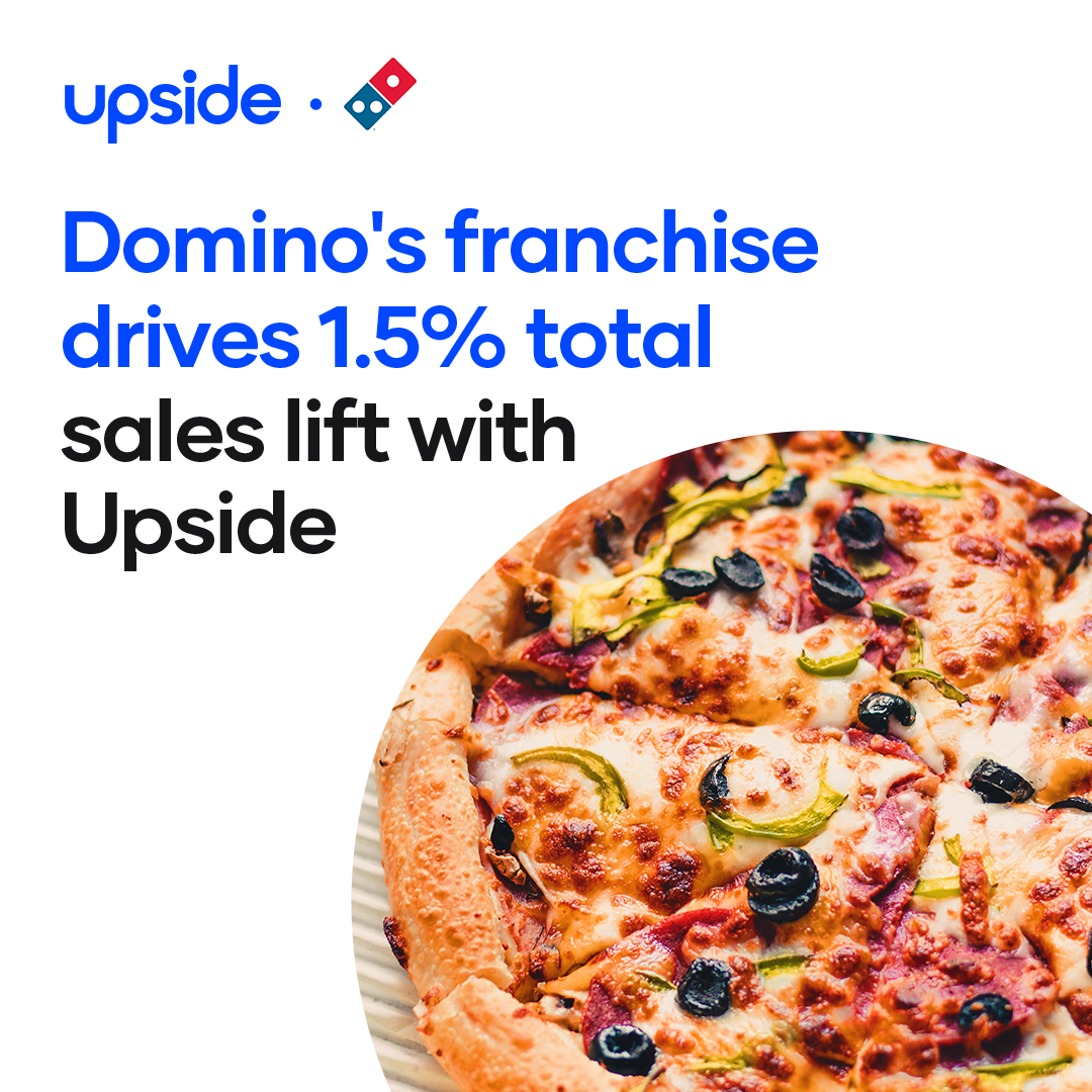 Domino's franchise drives 1.5 total sales lift Upside